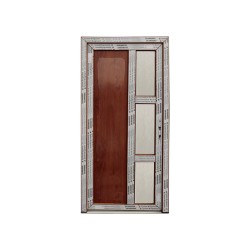Drzwi PCV - 95x205 - dąb bagienny / białe