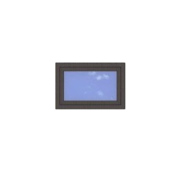 Okno PCV - 90x60 - DK1 - dąb bagienny / białe