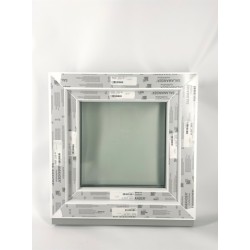 Nowe Okno PCV - 60x60 - DK1 - białe  PAKIET TRZYSZYBOWY- 44mm