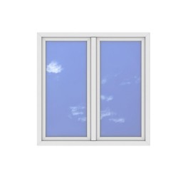 Okno PCV - 140x140 - DK2 - białe