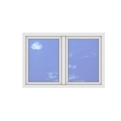 Okno PCV - 150x100 - DK2 - białe