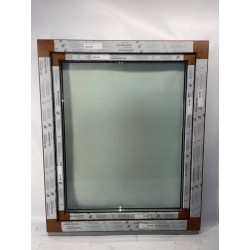 Okno PCV - 100x120 - DK1 - złoty dąb / białe