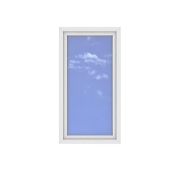 Okno PCV - 80x150 - DK1 - białe