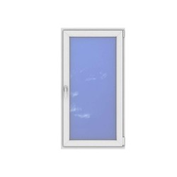 Okno PCV - 80x150 - DK1 - białe