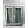copy of Nowe Okno PCV - 110x110 - DK2 - białe  PAKIET TRZYSZYBOWY 44mm