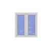 copy of Nowe Okno PCV - 110x110 - DK2 - białe  PAKIET TRZYSZYBOWY 44mm