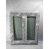 copy of Nowe Okno PCV - 110x110 - DK2 - białe  PAKIET TRZYSZYBOWY 44mm