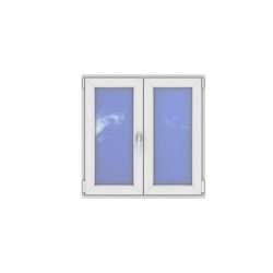 copy of Okno PCV - 100x100 - DK2 - złoty dąb / białe
