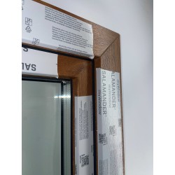 copy of Okno PCV - 100x100 - DK2 - złoty dąb / białe