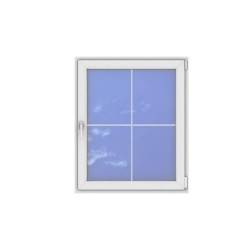 Okno PCV - 100x120 - DK1+sz - białe