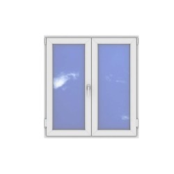 Okno PCV - 120x130 - DK2 - złoty dąb / białe
