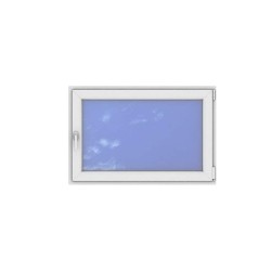 Okno PCV - 120x80 - DK1 - złoty dąb / białe