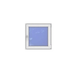 Okno PCV - 80x80 - DK1 - złoty dąb / białe