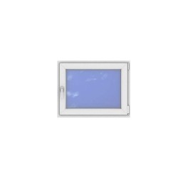 Okno PCV - 90x70 - DK1 - złoty dąb / białe