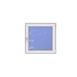 Okno PCV - 90x90 - DK1 - złoty dąb / białe