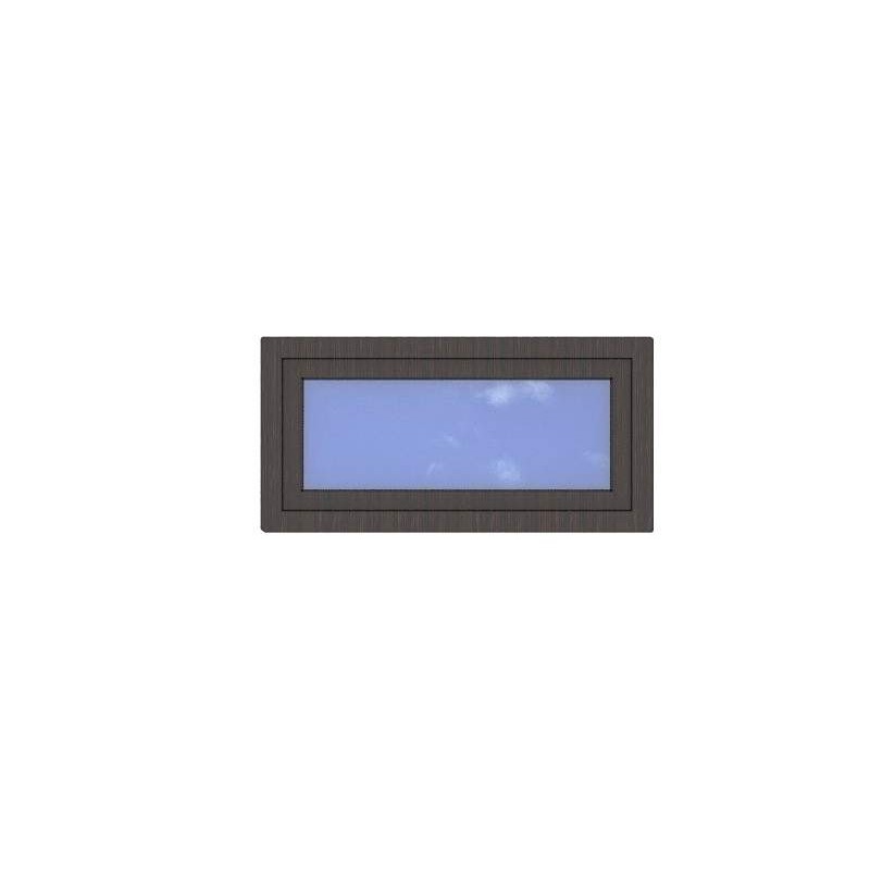 Okno PCV - 100x50 - DK1 - dąb bagienny / białe