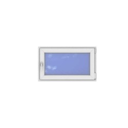 Okno PCV - 100x60 - DK1 - dąb bagienny / białe