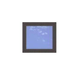 Okno PCV - 100x90 - DK1 - dąb bagienny / białe