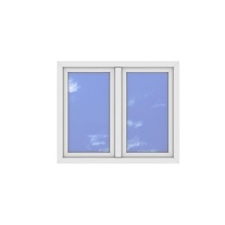 Okno PCV - 120x100 - DK2 - białe
