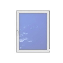 Okno PCV - 120x150 - DK1 - dąb bagienny / białe