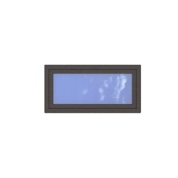 Okno PCV - 120x60 - k1 - dąb bagienny / białe