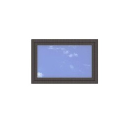 Okno PCV - 120x80 - DK1 - dąb bagienny / białe