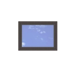 Okno PCV - 120x90 - DK1 - dąb bagienny / białe