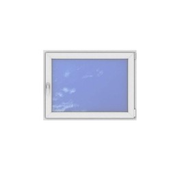 Okno PCV - 120x90 - DK1 - dąb bagienny / białe