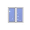 Okno PCV - 120x120 - DK2 - białe